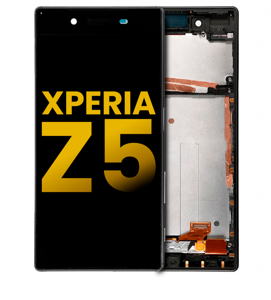 LCD Assembly With Frame For Sony Xperia Z5 (E6653) (Black)