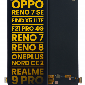 OLED Assembly Without Frame For OPPO Reno 7 SE 5G / Find X5 Lite / F21 Pro 4G / Reno 7/Reno 8 4G / 5G /Reno 8T 4G / Realme 9 4G / Realme 10 4G / Realme 9 Pro+ / Narzo 50 Pro / A78 4G (Refurbished) (International Version) (All Colors)