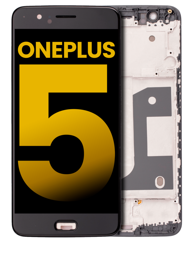 OLED Assembly With Frame For OnePlus 5 (Refurbished) (Black)