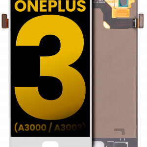 LCD Assembly Without Frame For OnePlus 3 (A3000 / A3003) (Refurbished) (Rev 2.0 / White)