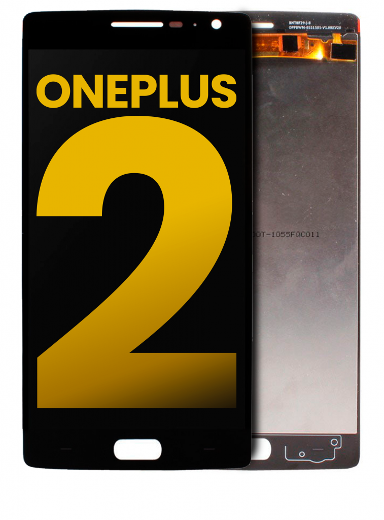 LCD Assembly Without Frame For OnePlus 2 (Refurbished) (Black)