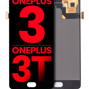 OLED Assembly Without Frame For OnePlus 3 / OnePlus 3T (Aftermarket Plus) (Black)