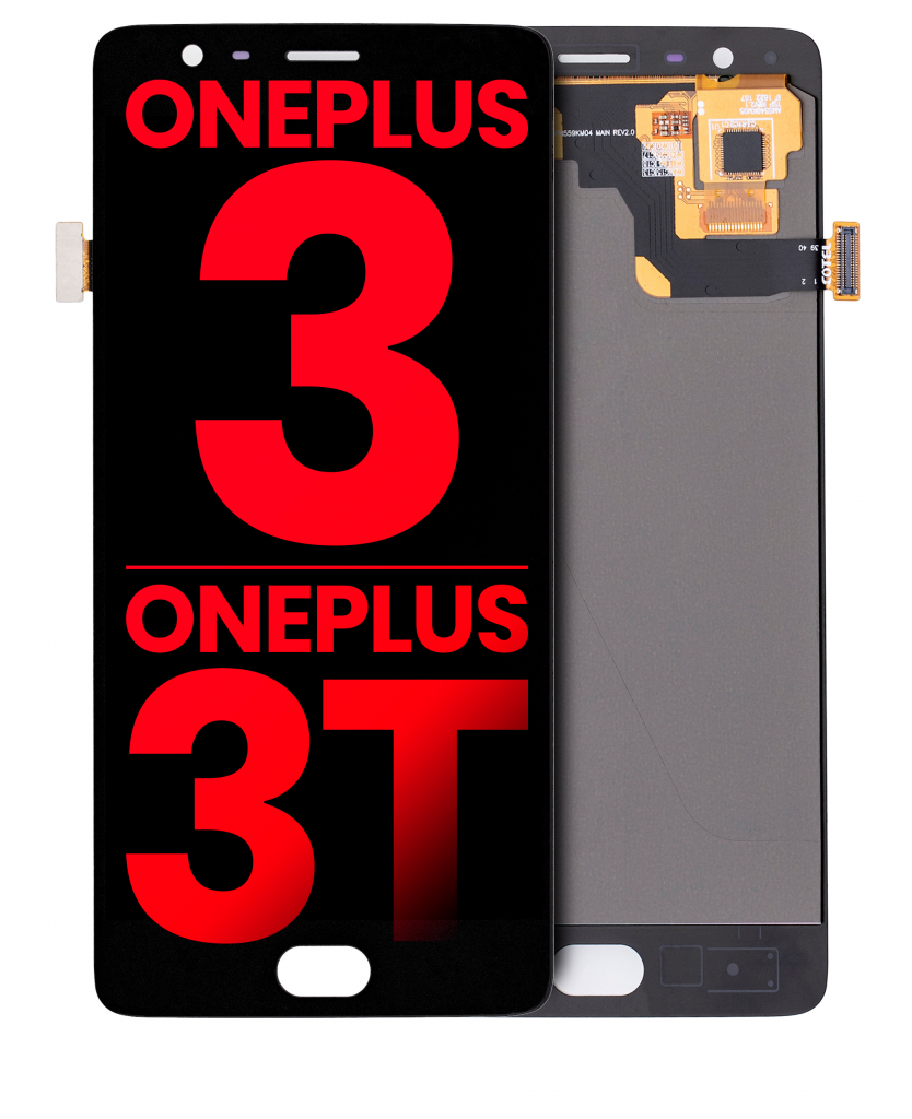 OLED Assembly Without Frame For OnePlus 3 / OnePlus 3T (Aftermarket Plus) (Black)