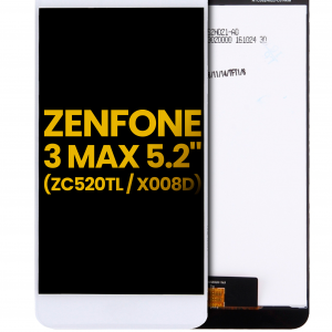 LCD Assembly Without Frame For Asus ZenFone 3 Max 5.2" (ZC520TL / 2016) (White)