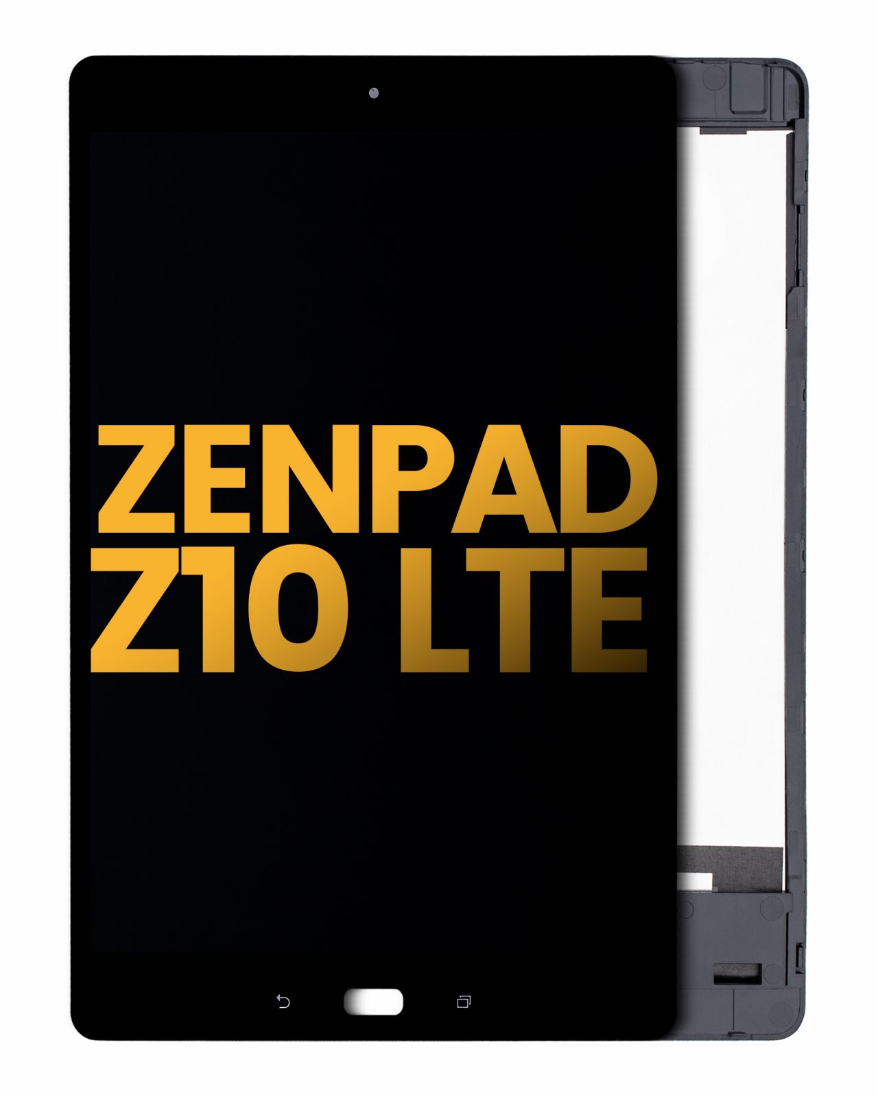 LCD Assembly With Frame For Asus ZenPad Z10 (LTE Version: ZT500KL) (P00I) (Refurbished) (Black)