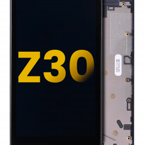 LCD Assembly With Frame For BlackBerry Z30 (Black)