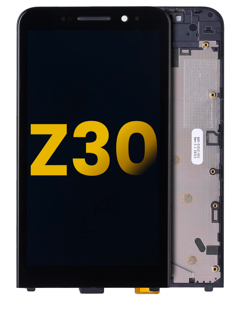 LCD Assembly With Frame For BlackBerry Z30 (Verizon Model Only) (Black)