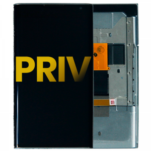 LCD Assembly With Frame For BlackBerry Priv (Refurbished) (Black)