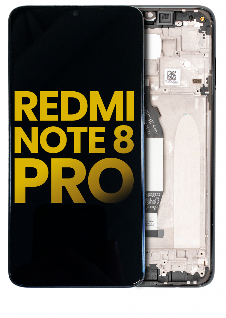 LCD Assembly With Frame For Xiaomi Redmi Note 8 Pro (Refurbished) (Black)