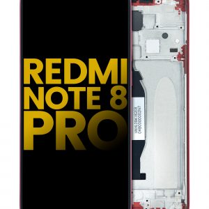 LCD Assembly With Frame For Xiaomi Redmi Note 8 Pro (Refurbished) (Red)