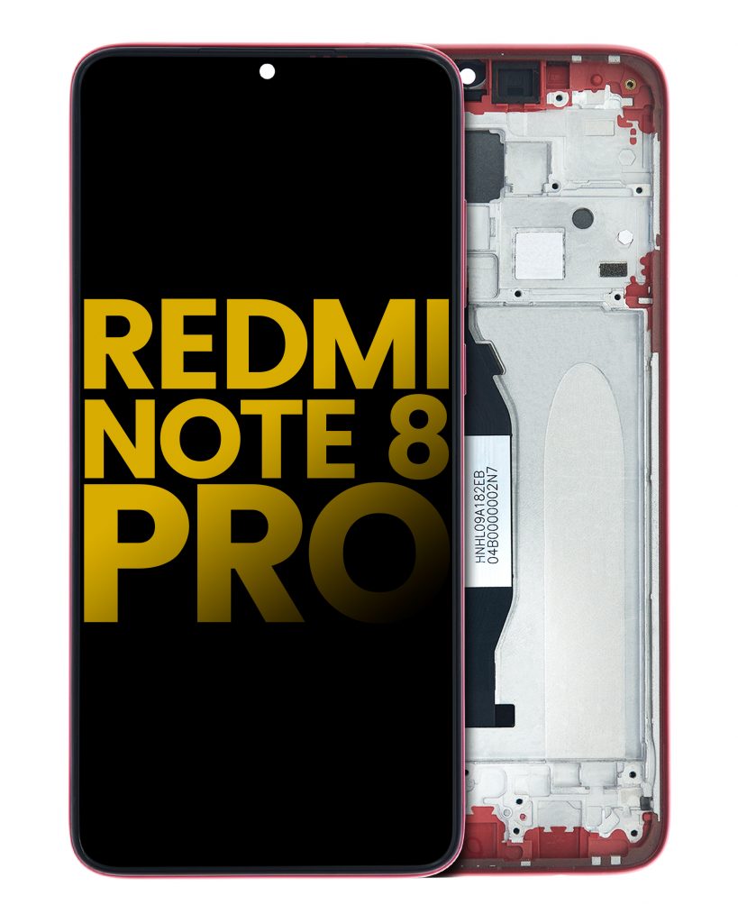 LCD Assembly With Frame For Xiaomi Redmi Note 8 Pro (Refurbished) (Red)