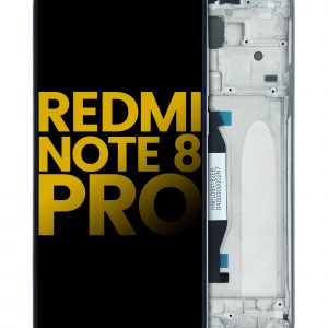 LCD Assembly With Frame For Xiaomi Redmi Note 8 Pro (Refurbished) (White)