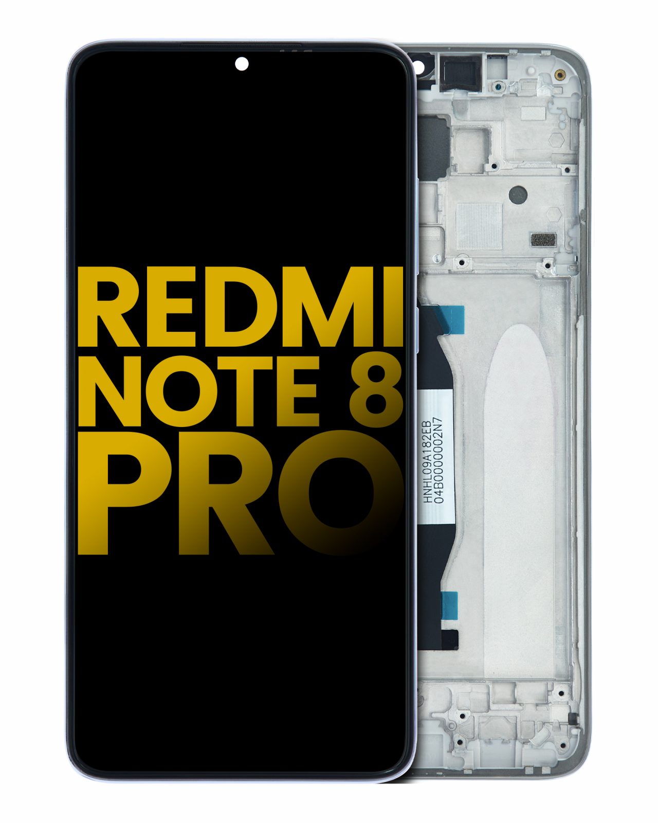 LCD Assembly With Frame For Xiaomi Redmi Note 8 Pro (Refurbished) (White)