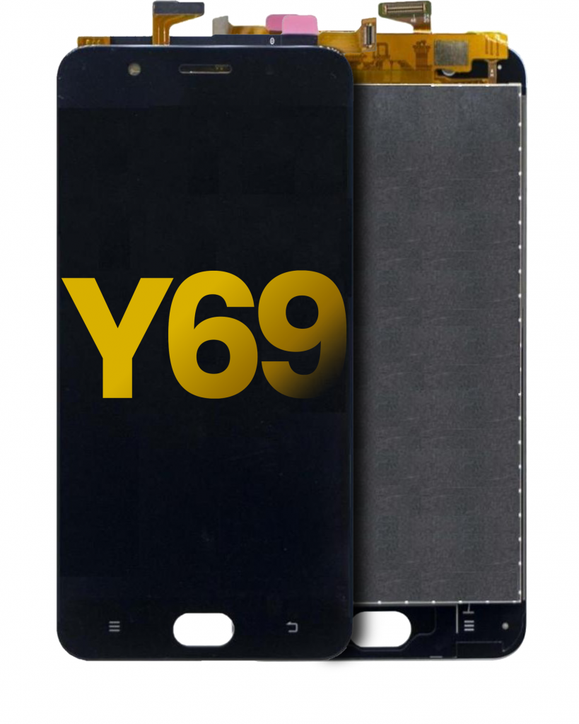 LCD Assembly Without Frame For Vivo Y69 (Refurbished) (Matte Black)