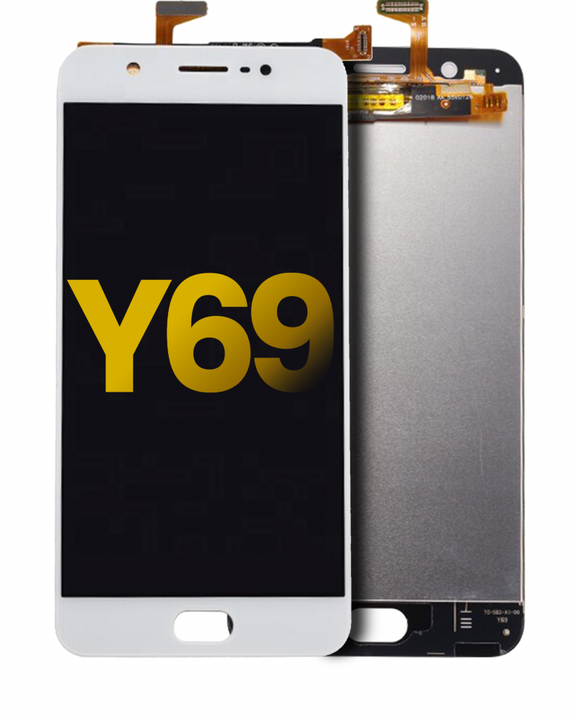 LCD Assembly Without Frame For Vivo Y69 (Refurbished) (White)