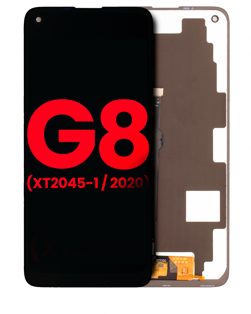 LCD Assembly Without Frame For Motorola Moto G8 (XT2045-1 / 2020) (Aftermarket Plus: Incell) (Black)
