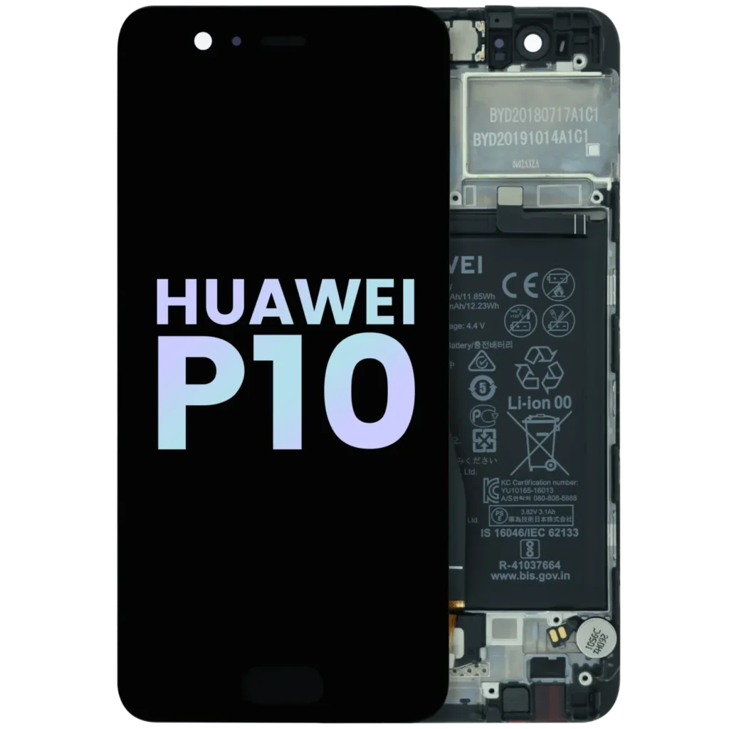 LCD Assembly With Frame For Huawei P10 (Genuine OEM) (Black)