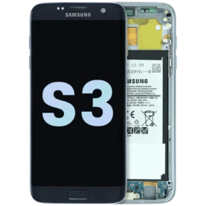 LCD Assembly With Frame For Samsung Galaxy S3 (Service Pack) (White)