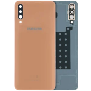 Back Cover With Camera Lens For Samsung Galaxy A70 (A705 / 2019) (Service Pack) (Orange)
