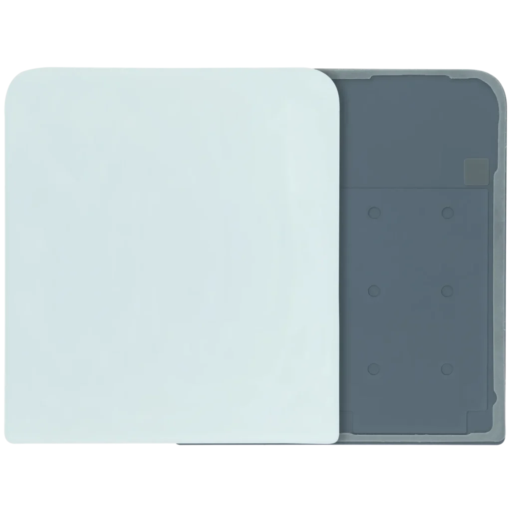 Bottom Back Cover Glass For Samsung Galaxy Z Flip 3 5G (Service Pack) (White)