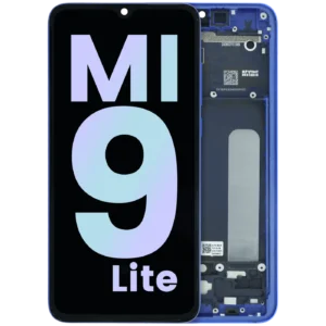 OLED Assembly With Frame Compatible For Xiaomi Mi 9 Lite (Genuine) (Blue)