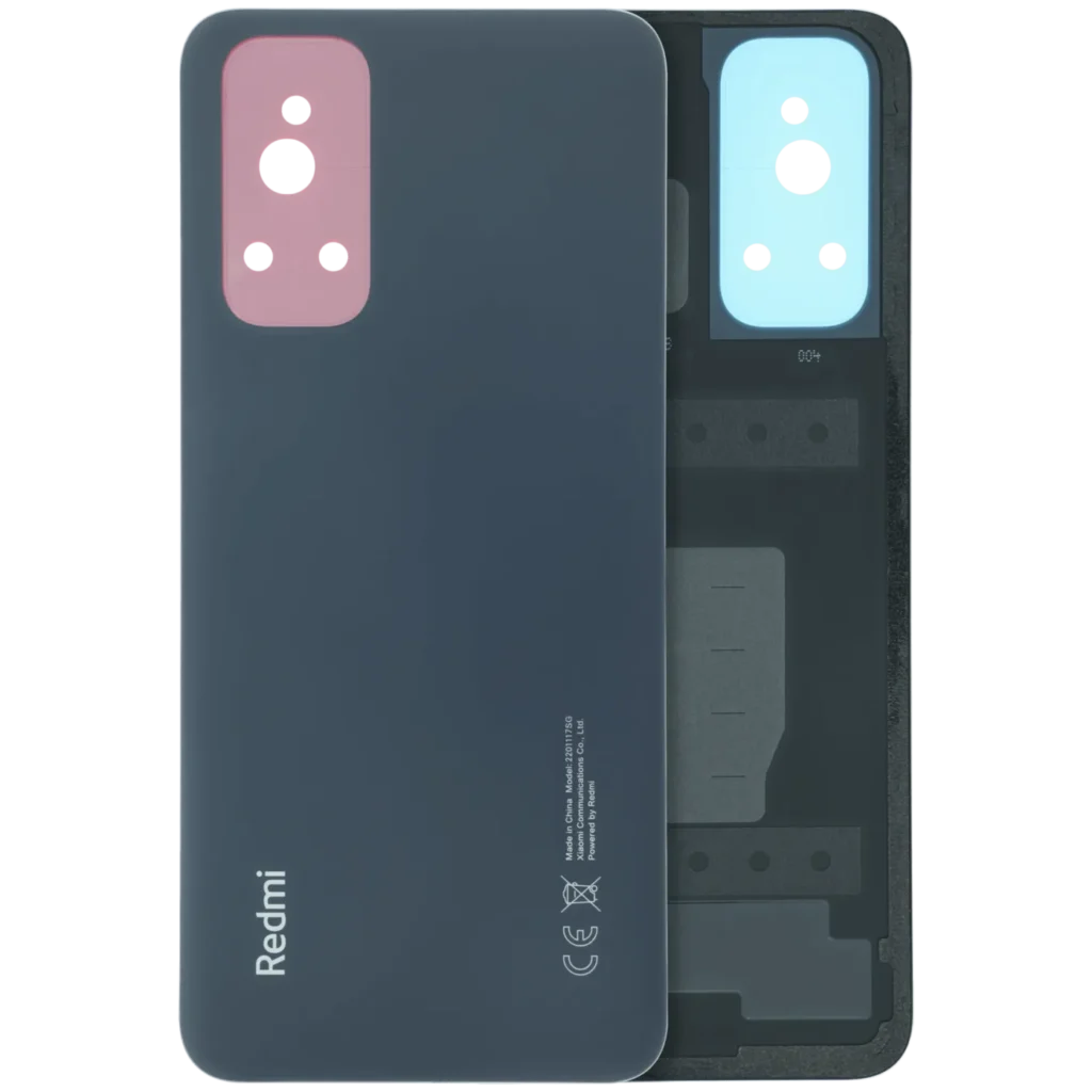Back Cover Glass Without Camera Lens For Xiaomi Redmi Note 11s (Genuine) (Black)