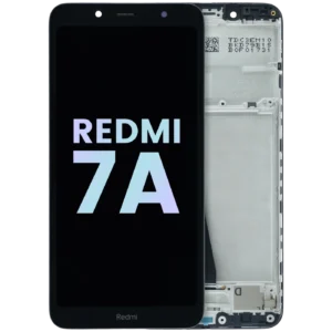 LCD Assembly With Frame For Xiaomi Redmi 7A (Genuine) (Black)