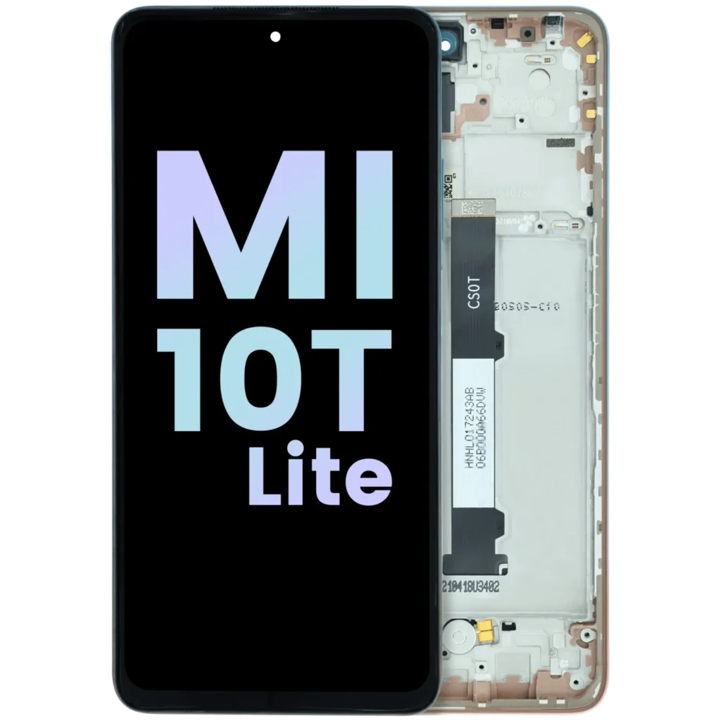 LCD Assembly With Frame For Xiaomi Mi 10T Lite 5G (Genuine) (Rose Gold)
