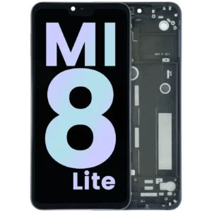 LCD Assembly With Frame For Xiaomi Mi 8 Lite (Genuine) (Black)