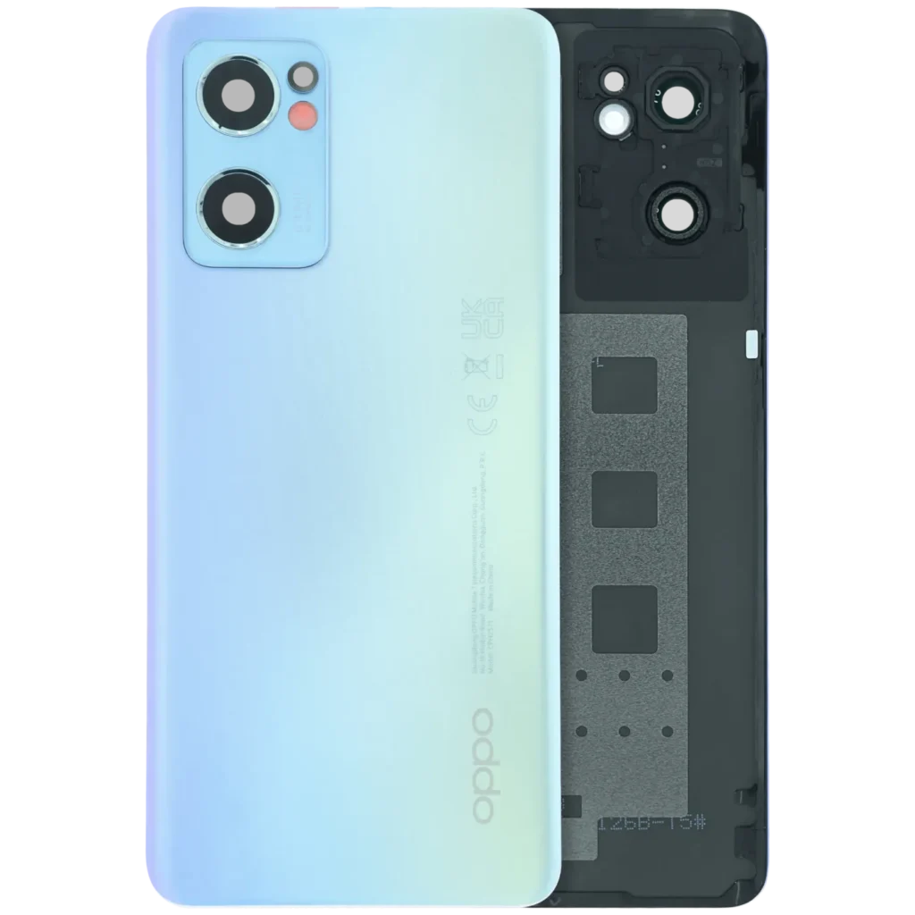 Back Cover Glass for Oppo Find X5 Lite (2022) (Service Pack) (Startrails Blue)