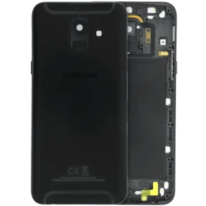 Back Cover For Samsung Galaxy A6 (A600 / 2018) (Service Pack) (Black)