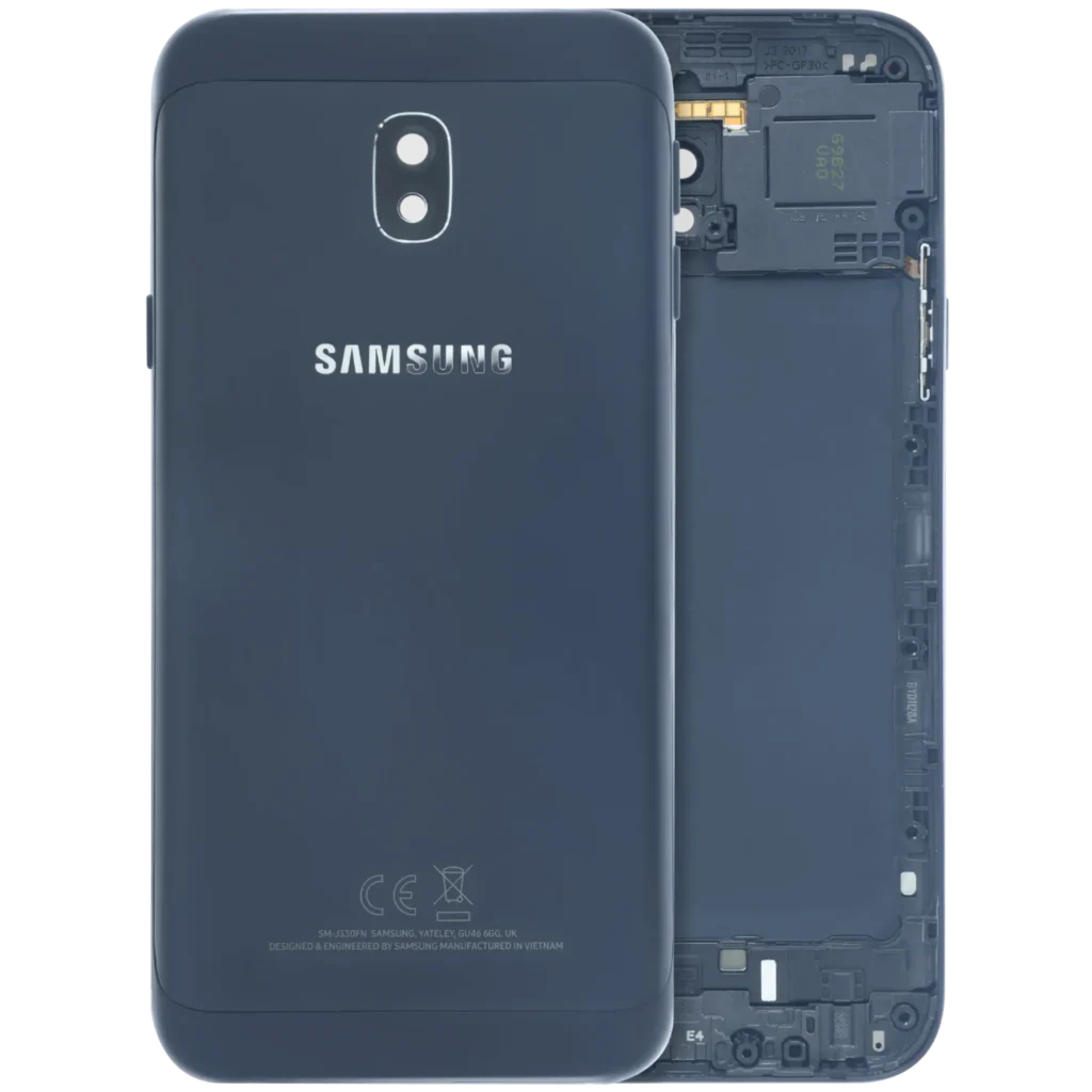 Back Cover For Samsung Galaxy J3 Pro (J330 / 2017) (Service Pack) (Black)