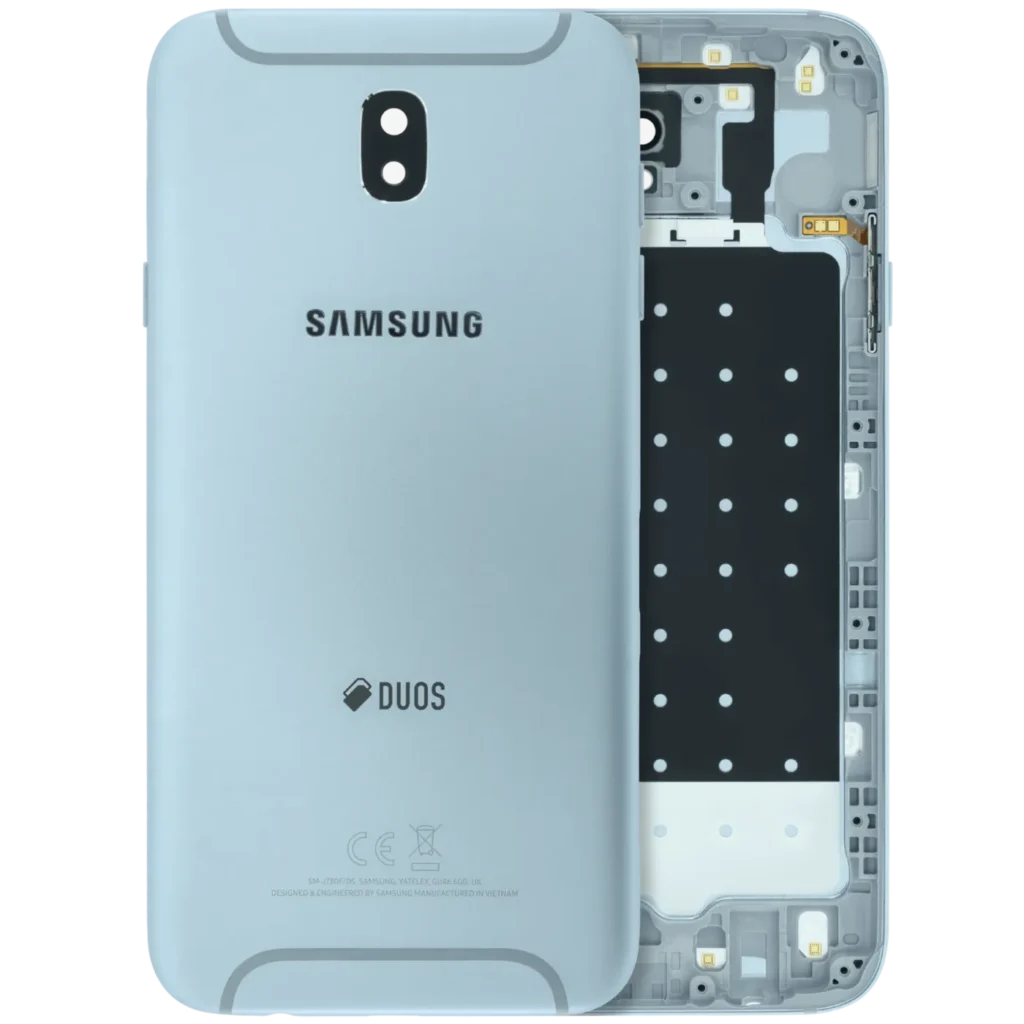 Back Cover For Samsung Galaxy J7 Pro (J730 / 2017) (Service Pack) (Silver)