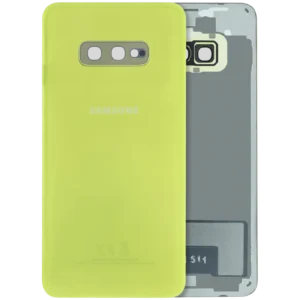 Back Cover Glass For Samsung Galaxy S10e (Service Pack) (Canary Yellow)