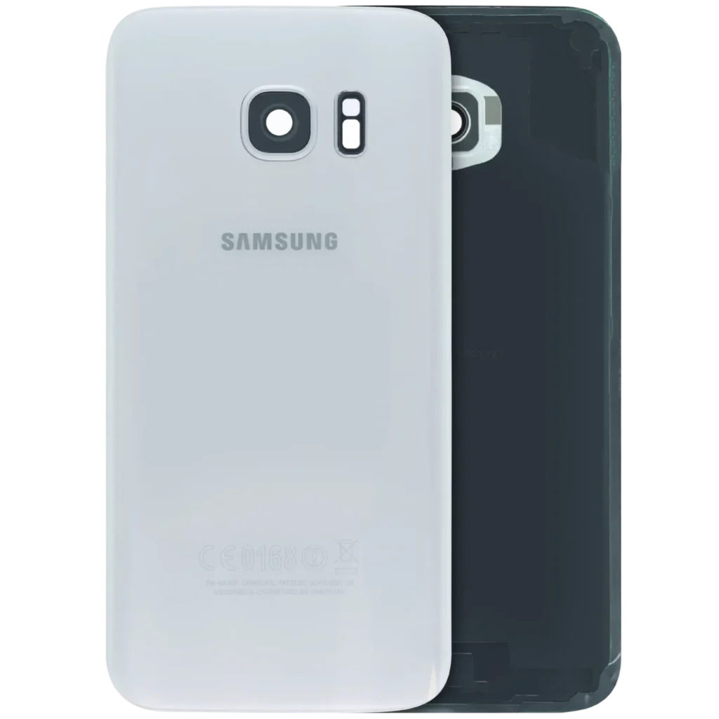 Back Cover Glass For Samsung Galaxy S7 (Service Pack) (White)