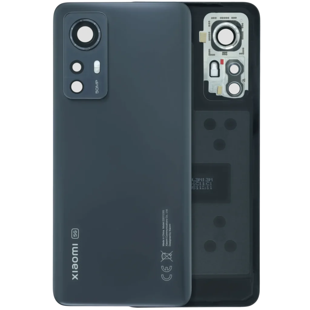 Back Cover Glass for Xiaomi 12 (Service Pack) (Gray)