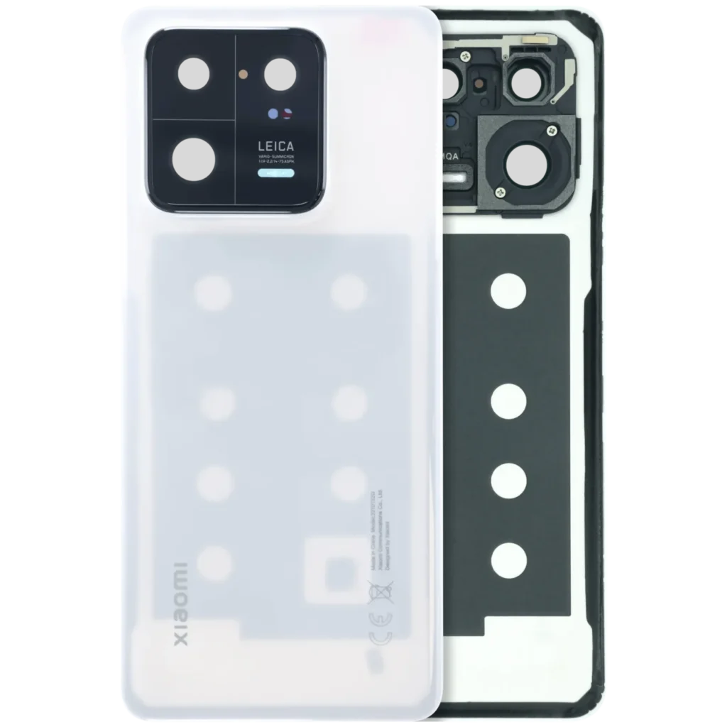 Back Cover Glass for Xiaomi 13 Pro (Service Pack) (Ceramic White)
