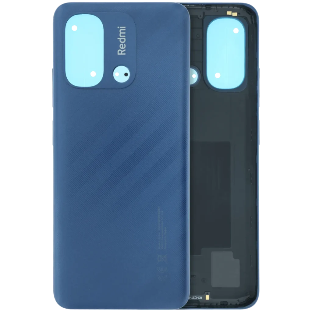 Back Cover Glass for Xiaomi Redmi 12C (Service Pack) (Ocean Blue)