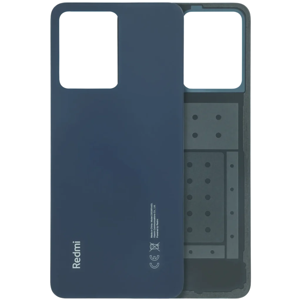 Back Cover Glass for Xiaomi Redmi Note 12 4G (Service Pack) (Onyx Gray)