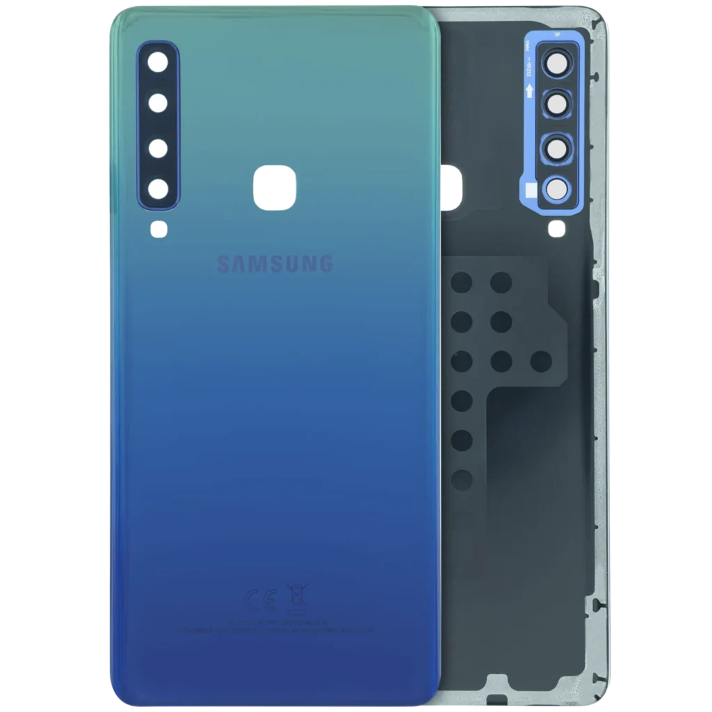 Back Cover Glass For Samsung Galaxy A9 (A920 / 2018) (Service Pack) (Lemonade Blue)