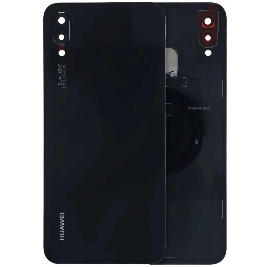Back Cover Glass for Huawei P20 Lite (2018) (Service Pack) (Midnight Black)