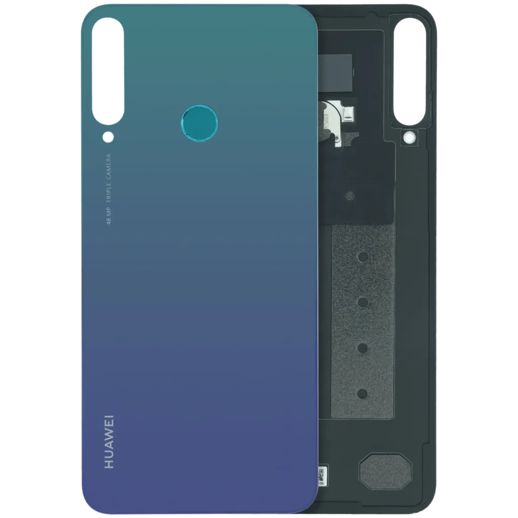 Back Cover Glass for Huawei P40 Lite E (Huawei Genuine) (Aurora Blue)
