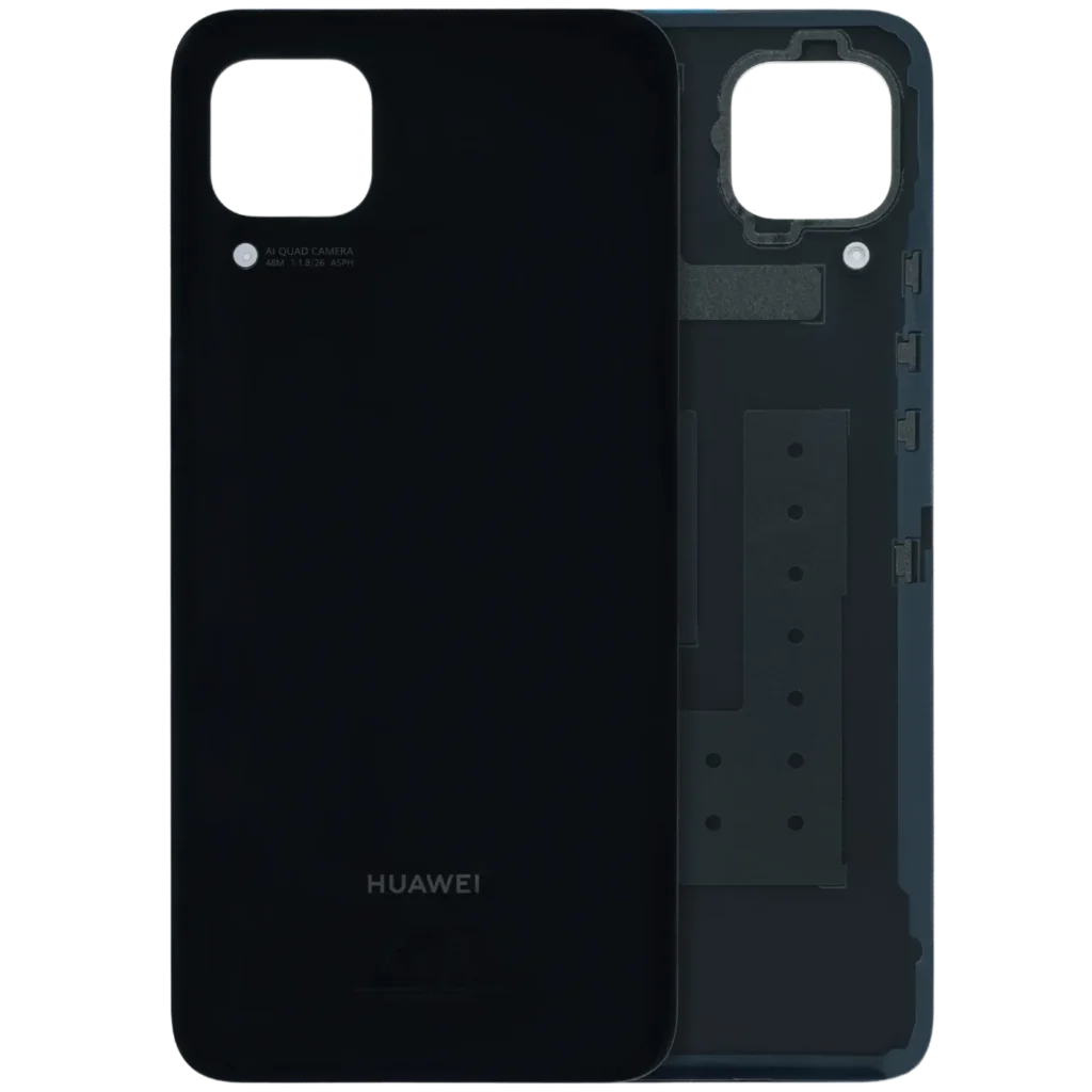 Back Cover Glass for Huawei P40 Lite (2020) (Service Pack) (Black)