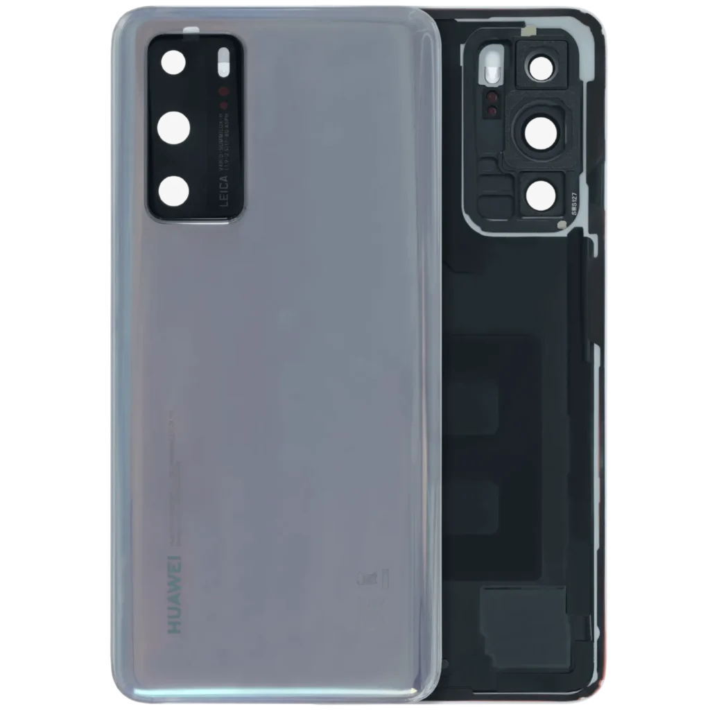 Back Cover Glass for Huawei P40 (2020) (Service Pack) (Ice White)