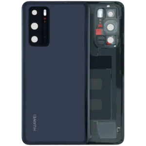 Back Cover Glass for Huawei P40 (2020) (Service Pack) (Black)