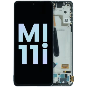 OLED Assembly With Frame for Xiaomi Mi 11i 5G (Service Pack) (Blue)
