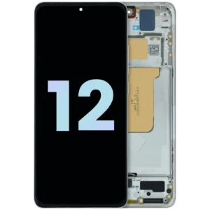 OLED Assembly With Frame for Xiaomi 12 (Service Pack) (Purple)