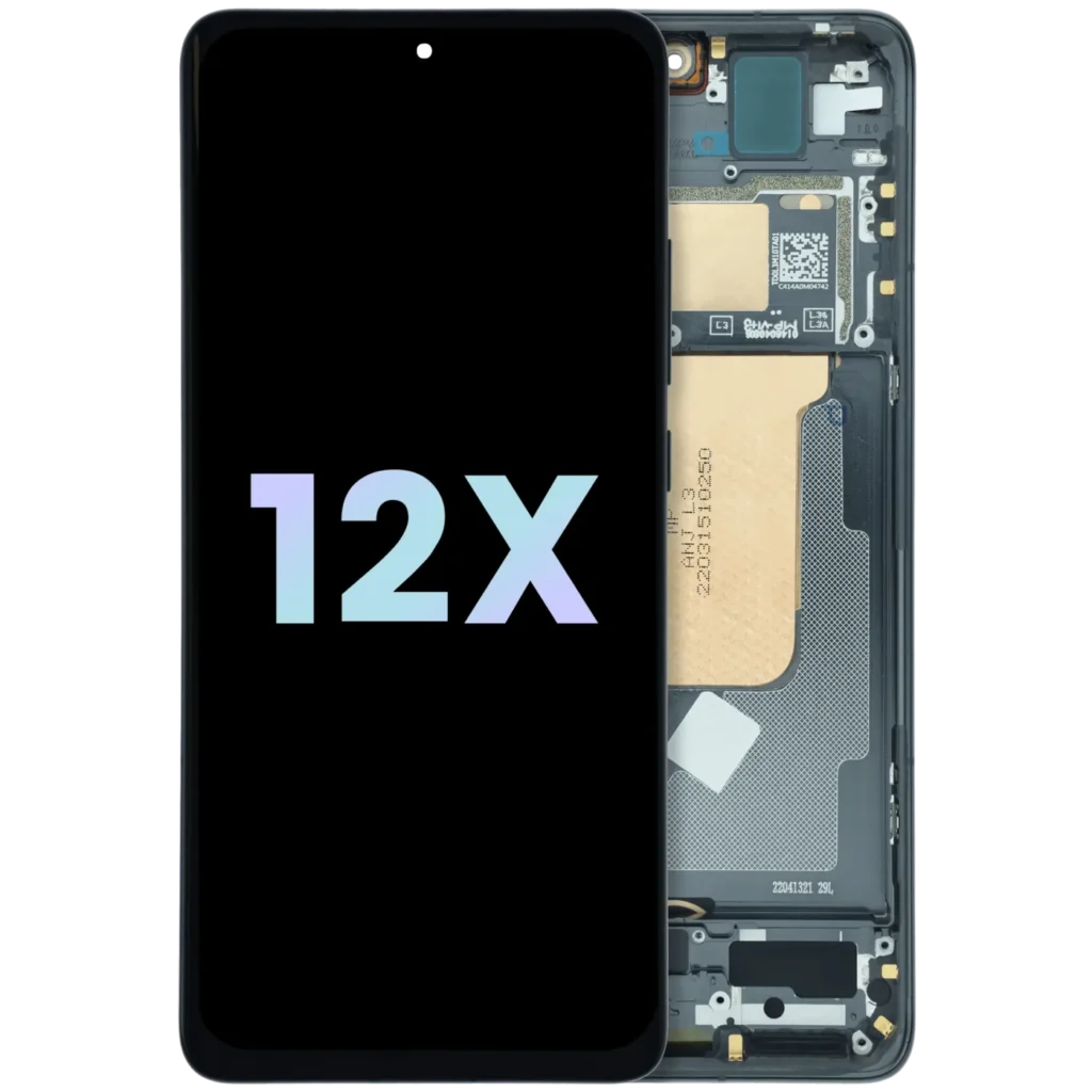OLED Assembly With Frame for Xiaomi 12X (Service Pack) (Gray)