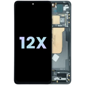 OLED Assembly With Frame for Xiaomi 12X (Service Pack) (Gray)