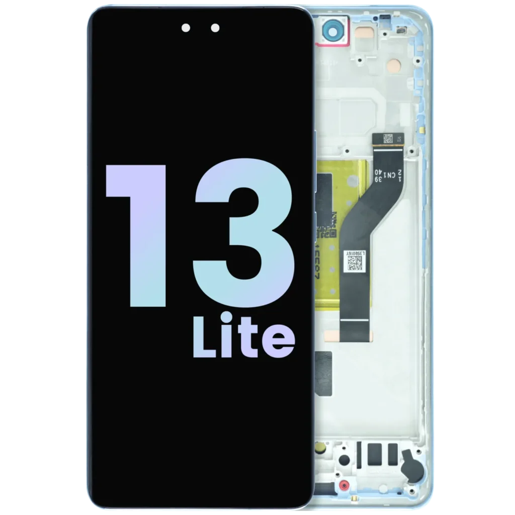 OLED Assembly With Frame for Xiaomi 13 Lite (Service Pack) (Lite Blue)